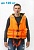 Основное изображение (СПАСАТЕЛЬНЫЙ жилет MEDNOVTEX с подголовником взрослый двусторонний до 120кг оранжевый). Размеры картинки (532х783)